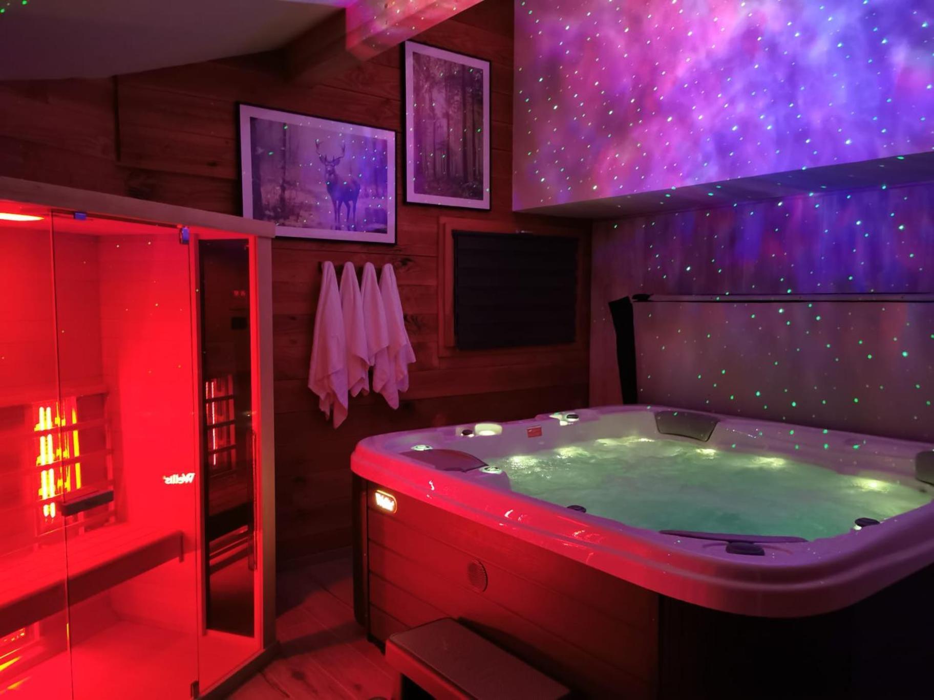 Le Chalet Du Pere Michel, Jacuzzi, Sauna, Jardin ラ・ブレス エクステリア 写真