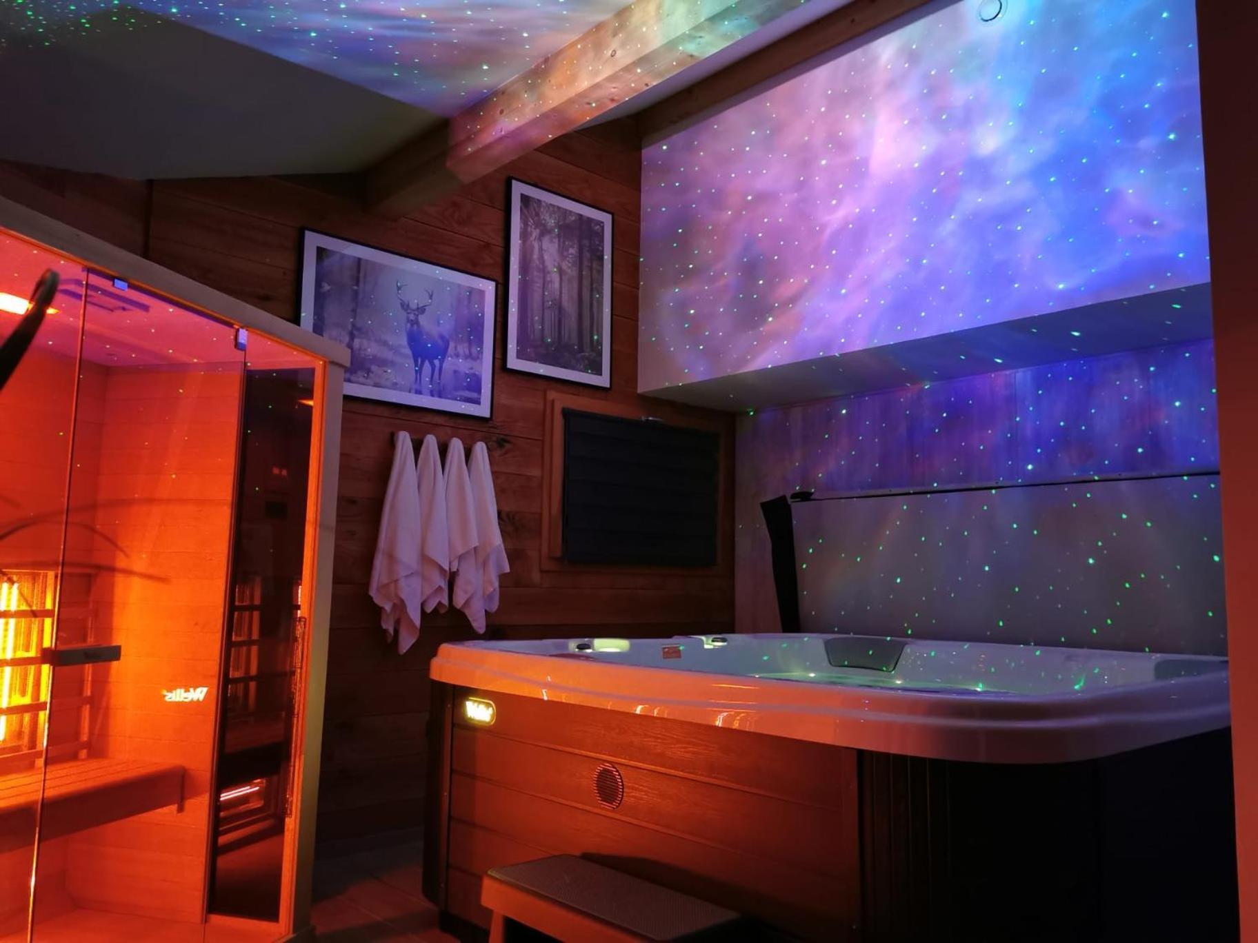Le Chalet Du Pere Michel, Jacuzzi, Sauna, Jardin ラ・ブレス エクステリア 写真