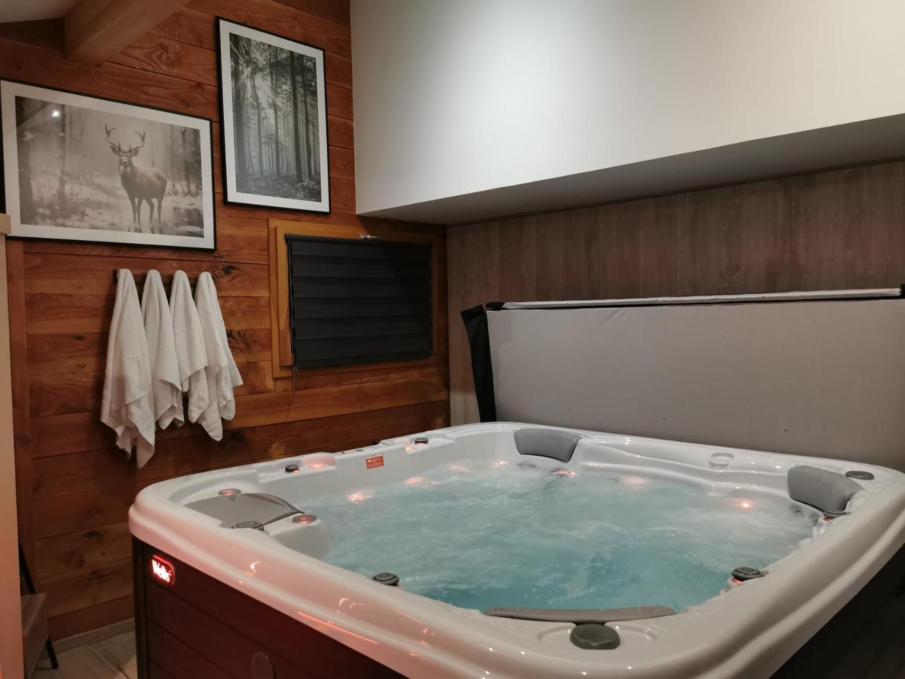 Le Chalet Du Pere Michel, Jacuzzi, Sauna, Jardin ラ・ブレス エクステリア 写真